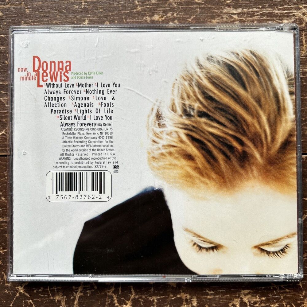 Donna Lewis Now in a Minute CD Compact Disc - Picture 2 of 3